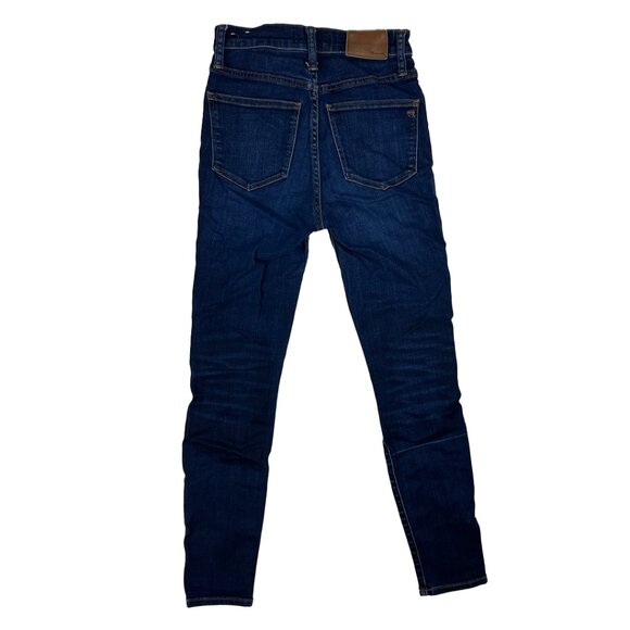 Madewell 9" High-Rise Skinny Jeans in Larkspur Wash Size 24 TENCEL Denim Edition - Picture 4 of 16